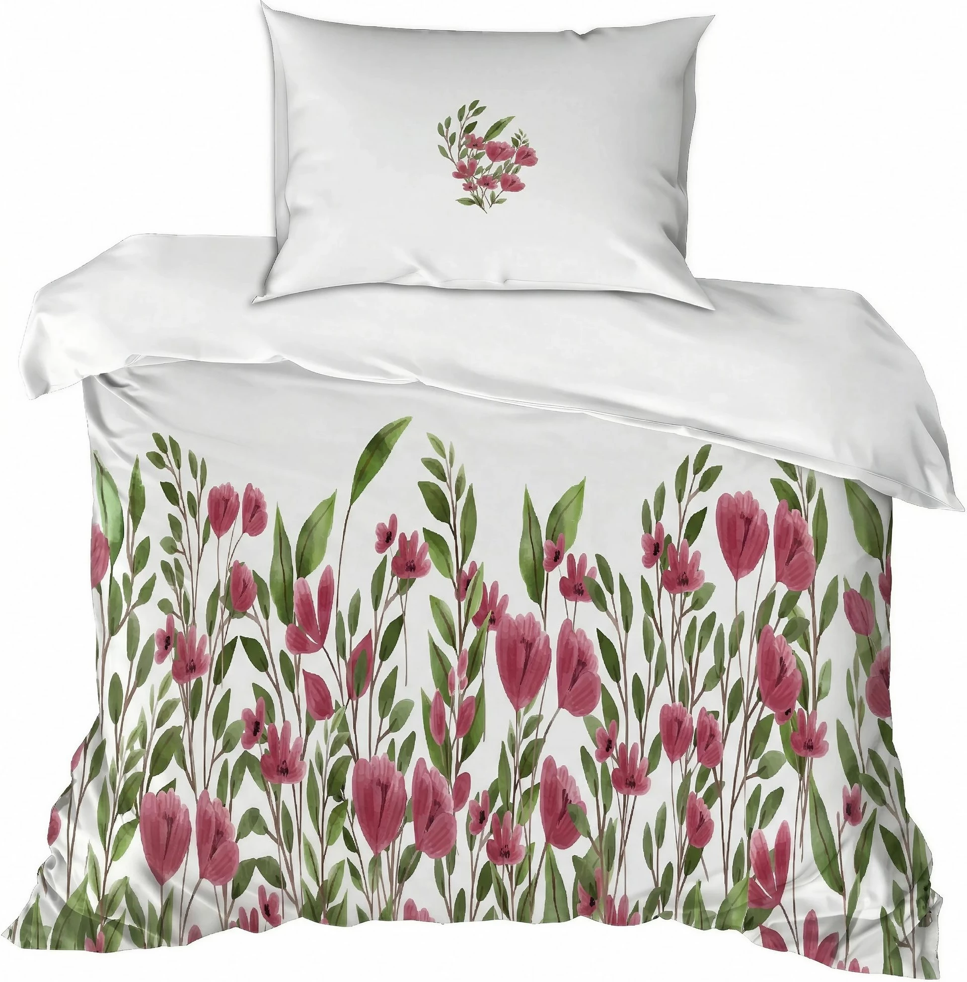 Set mbulesë për jorgan, një person, L'Essentiel Linge de Maison, Tulipa
