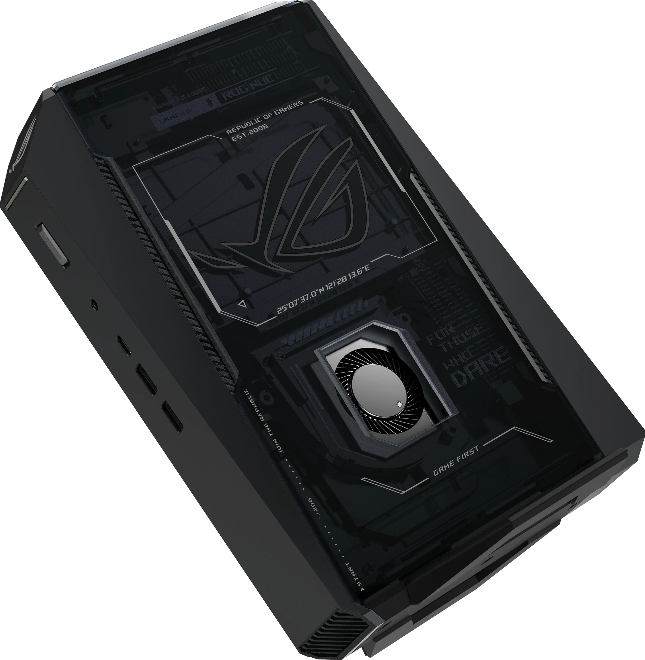 Mini Kompjuter ASUS ROG NUC 15 Tall RNUC15JNK9X489A2, Core Ultra 9 275HX, 32GB RAM, 1TB SSD, GeForce RTX 5070, Windows 11 Home, i zi 4