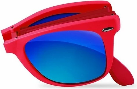 Set mbështjellës silikoni + syze të palosshme Puro Sunny Kit IPC747SUNNYKIT1RED për iPhone 7/8, e kuqe