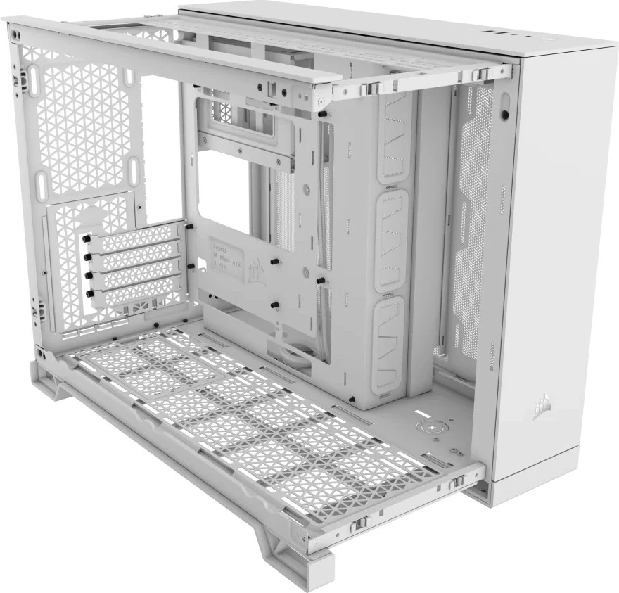 Kasë Corsair 2500D Airflow, Tempered Glass, e bardhë
