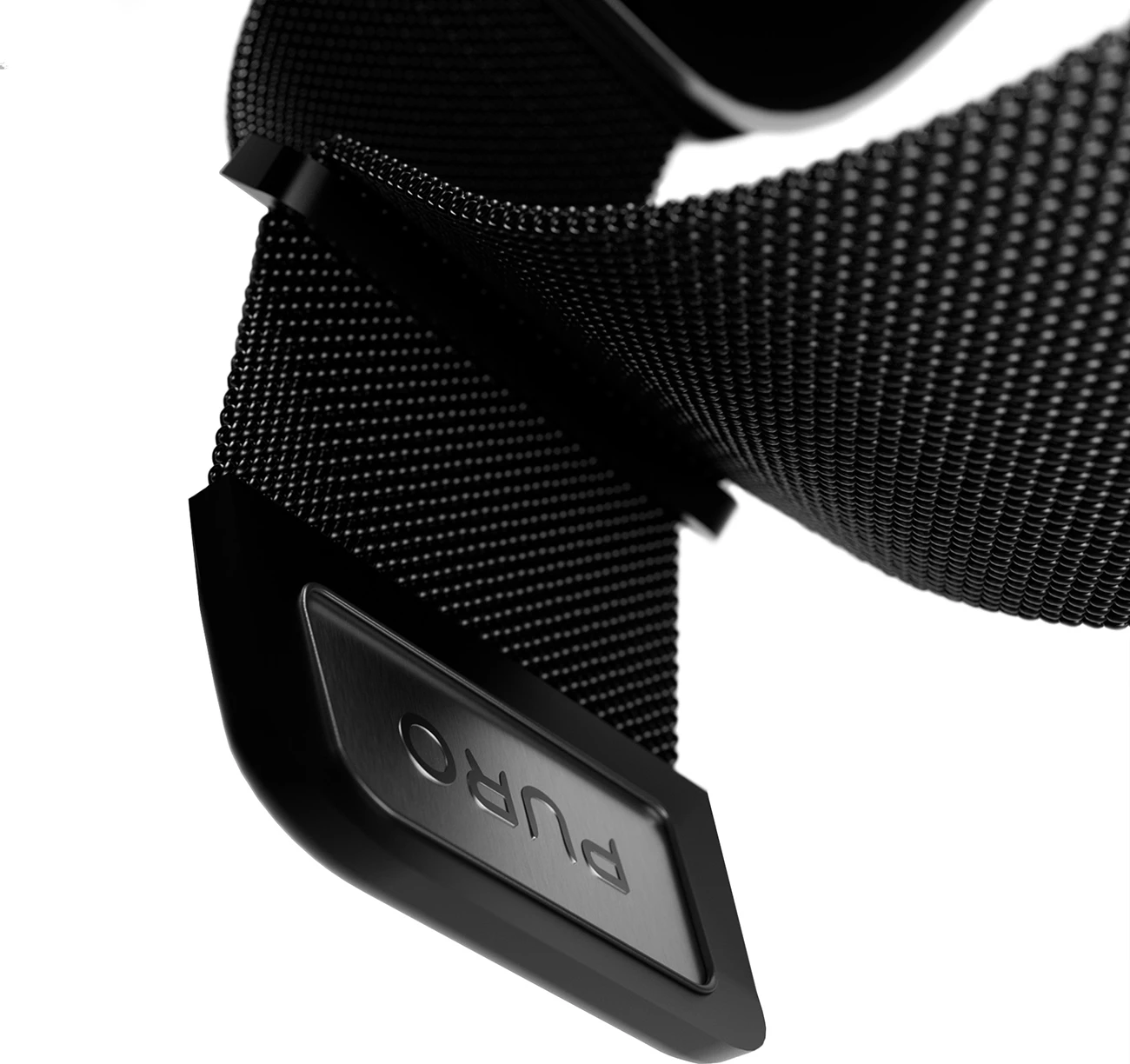 Rrip Milanese për Apple Watch Puro, për 42-44-45-49mm, i zi