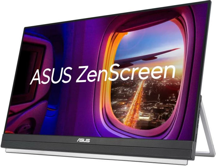 Monitor portabël, ASUS, ZenScreen MB229CF 90LM08S5-B01A70/90LM08S5B01A70, 22", TFT/LCD, klasë energjie D, 2 kg, argjendtë/zi/jeshil