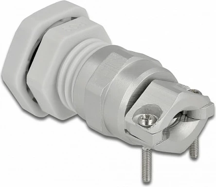 Glandë kablli DeLOCK PG9, IP68, për kabllo 4-8 mm, gri