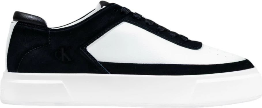 Atlete për meshkuj Calvin Klein Jeans BASKET CUPSOLE LACEUP YM0YM01354, bardhë-e-zezë