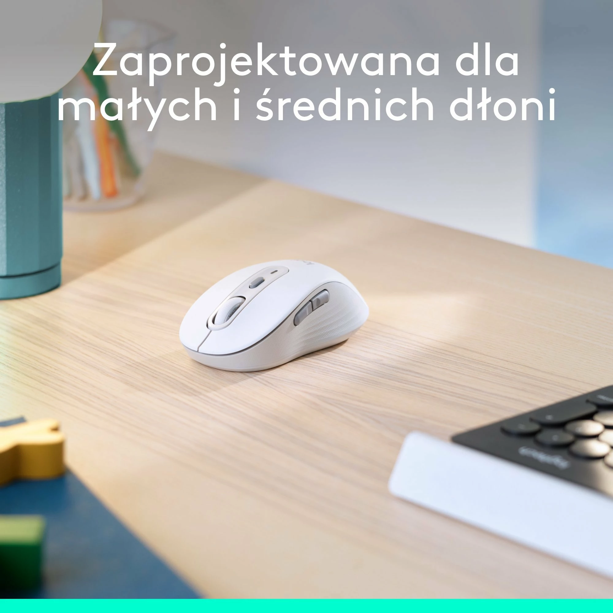 Maus wireless Logitech Signature M650 2000 DPI (910-006255), bardhë/gri