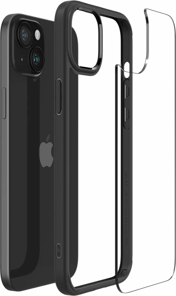 Mbështjellës Spigen Ultra Hybrid për iPhone 15 Plus, Matte Black