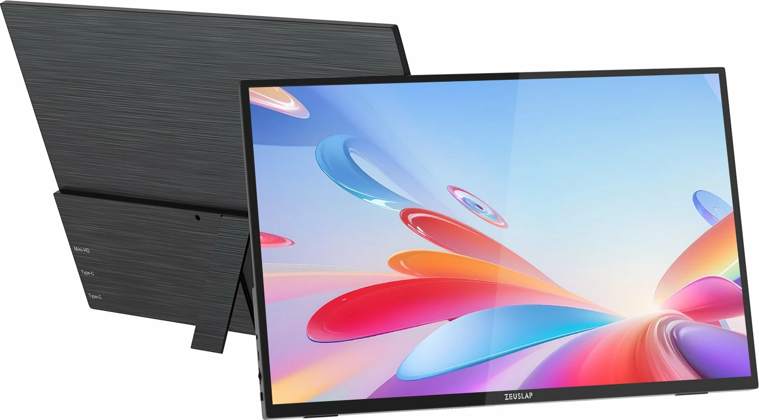 Monitor portativ me prekje Zeuslap P16ST 16\" IPS 2560x1600 144Hz USB-C/mini HDMI, i zi