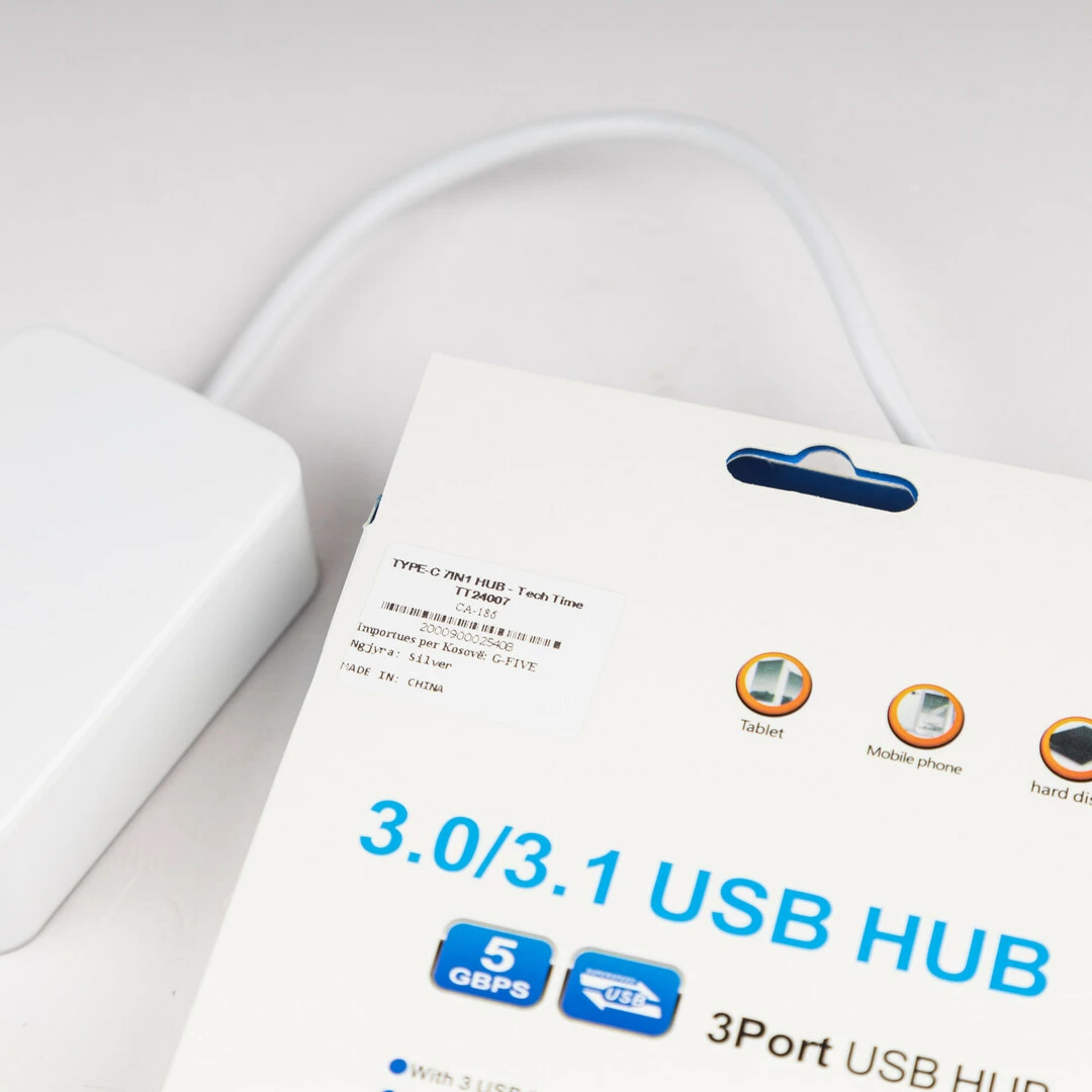 Docking Station TYPE-C 7IN1 HUB - Tech Time TT24007