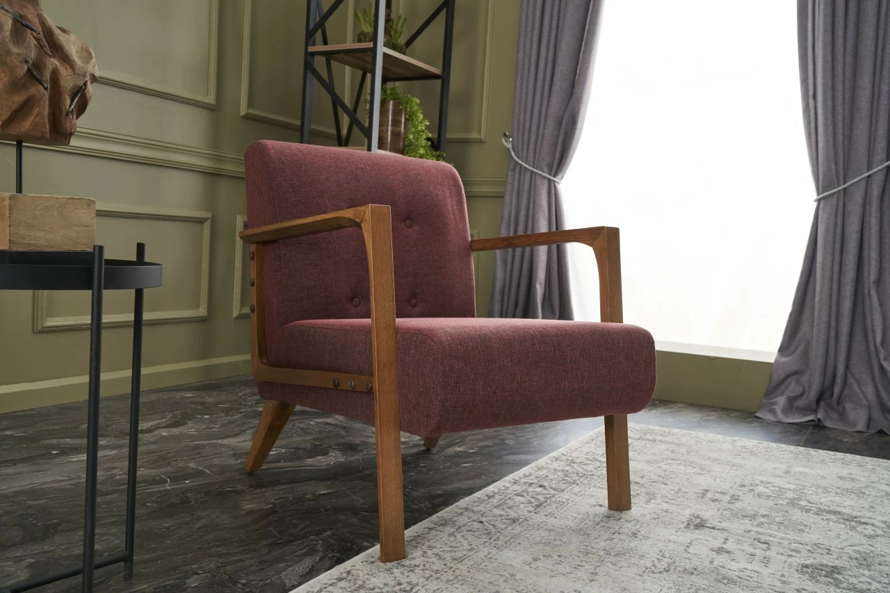 Karrige krahu, Atelier del Sofa, Kemer, ngjyrë e kuqe e thellë