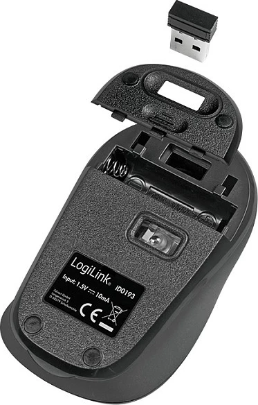 Maus pa kabllo LogiLink, 2.4G, 3 butona, DPI Switch, i zi