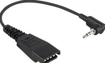 Kabllo Jabra 8800-00-69, QD në 3.5mm, e zezë