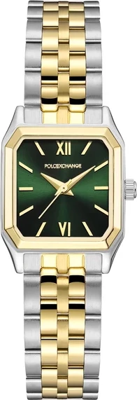 Orë dore Polo Exchange PXW538-05, e argjendtë/gjelbër