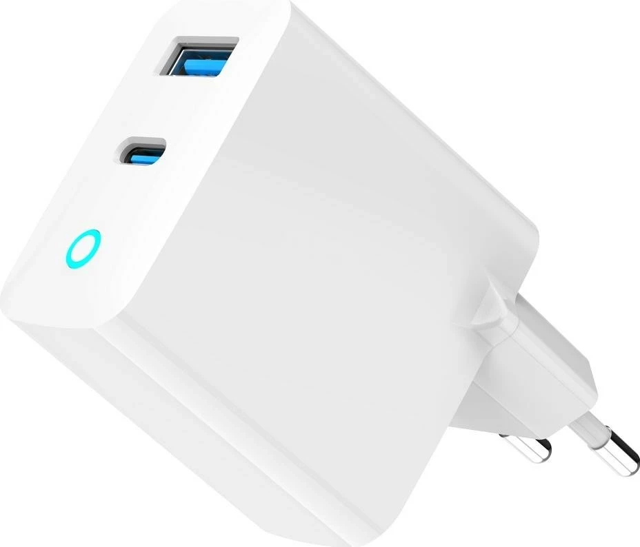 Karikues Gembird GaN USB QC3.0 18W Type-C 65W, i bardhë