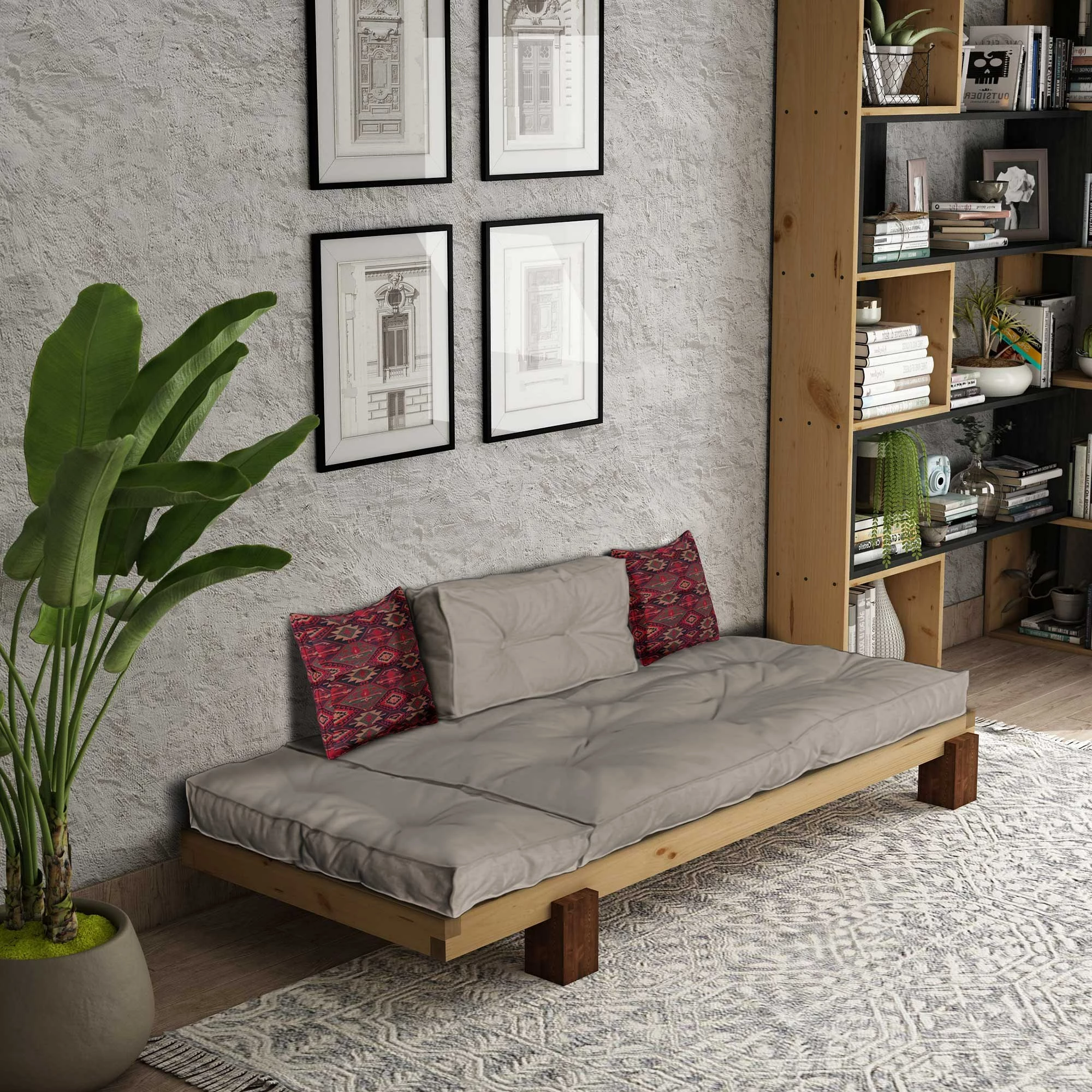 Lounger Atelier del Sofa, ngjyrë natyrale/bezhë, CPT8372-200