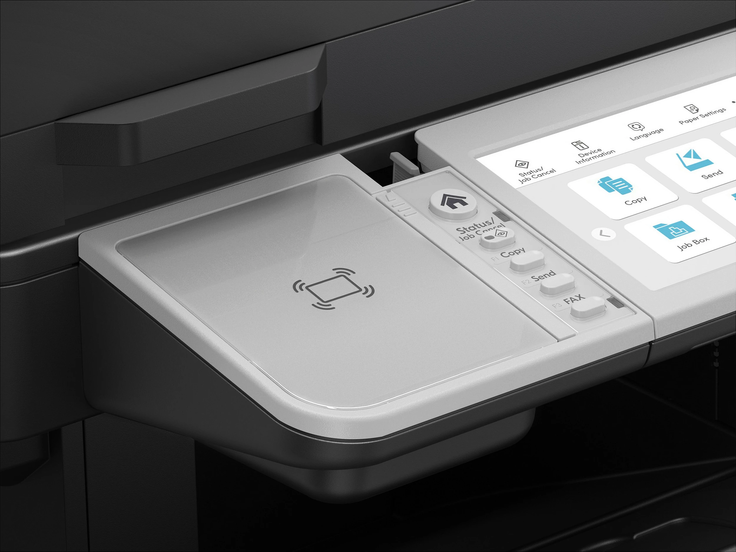 Printer multifunksional Kyocera ECOSYS MA5500ifx, laser mono A4, duplex, ADF 100 fletë, 1200 x 1200 DPI, bardhë/zi