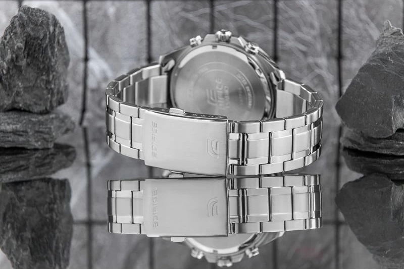 Orë dore për meshkuj Casio Edifice, argjendtë