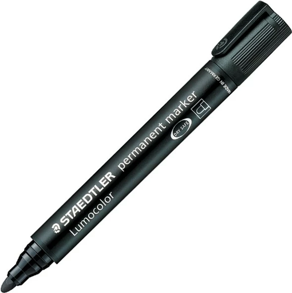 Marker permanent STAEDTLER Lumocolor, 2mm, i zi
