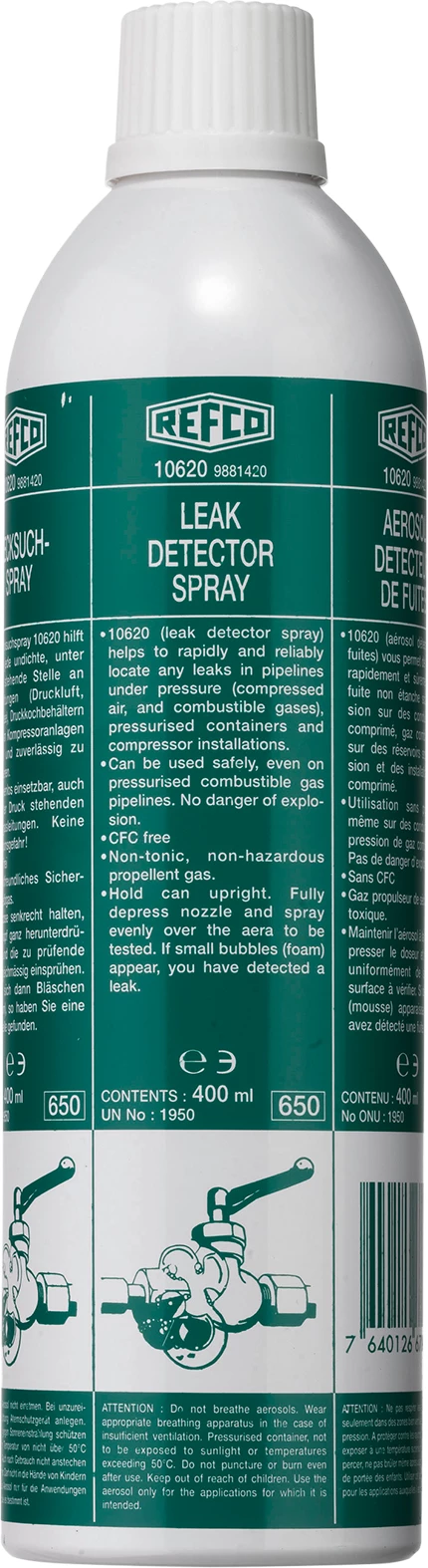 Sprej per detektim të rrjedhjes Refco
