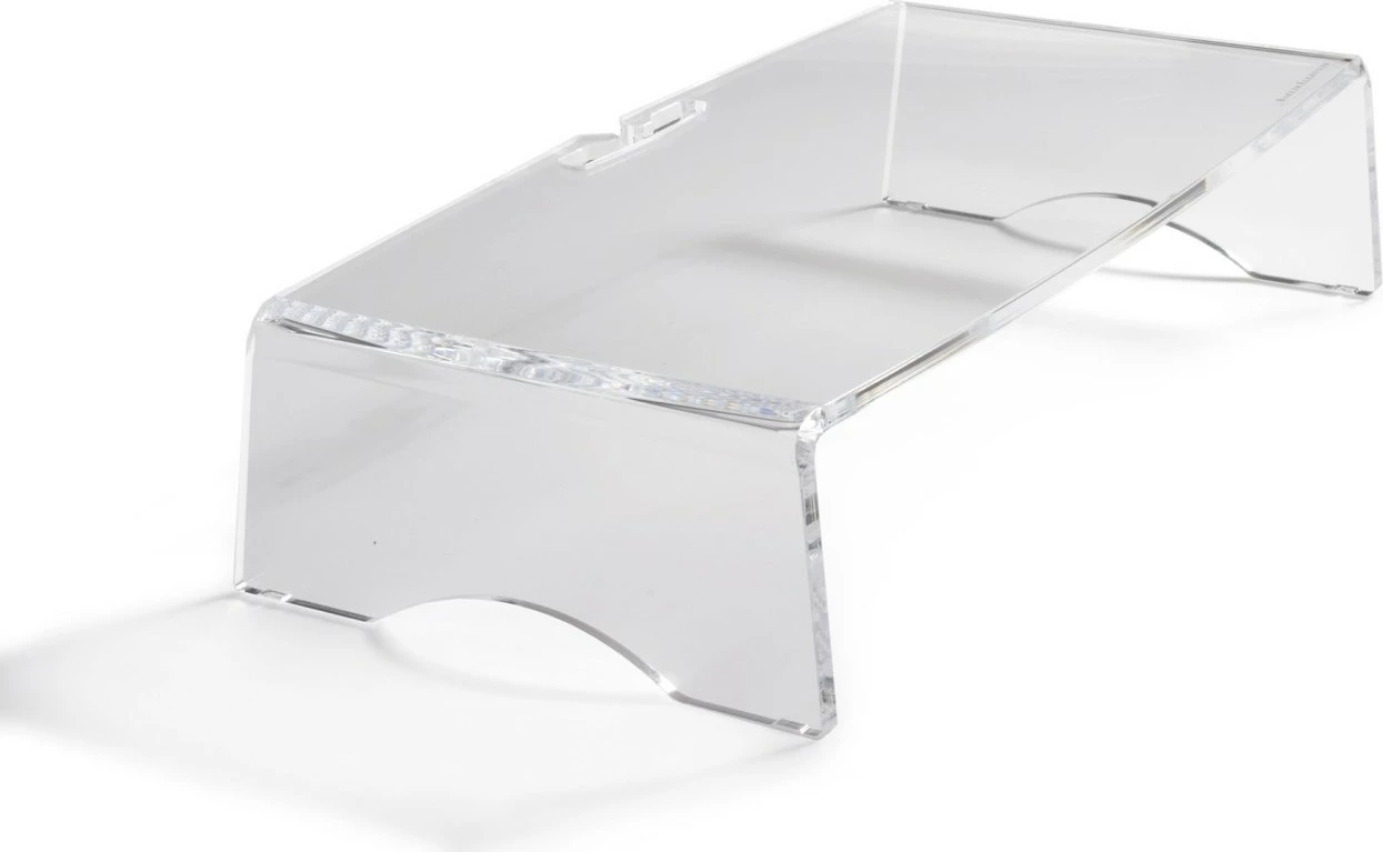 Stendë monitori BakkerElkhuizen Q-riser 90, transparent, për monitor 10-30 inç