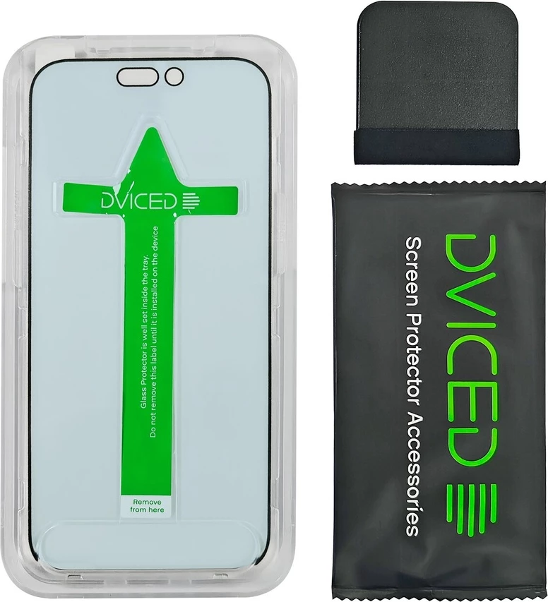 Dviced anti-blue light tempered glass screen protector edge to edge for iPhone 16 Pro Max