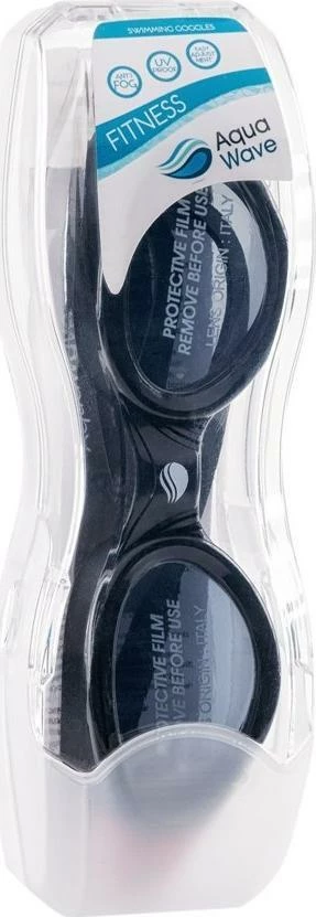 Syze noti AquaWave Visio, Anti-Fog, mbrojtje UV, one size (adult), zi/kuqe