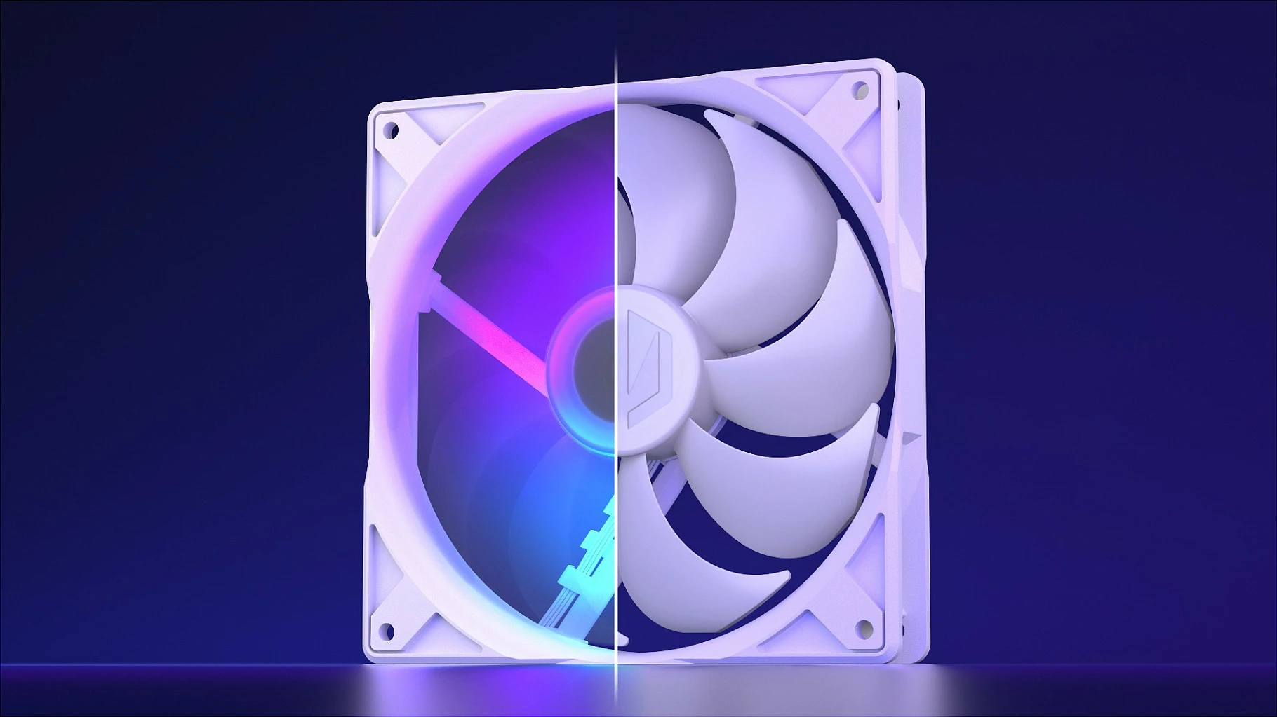 Ventilator për kasë Endorfy Stratus 120 White, 120mm, PWM, ARGB, i bardhë