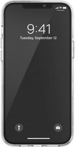 Mbështjellës Adidas OR SnapCase Camo për iPhone 12 Pro Max, transparent/bardhë