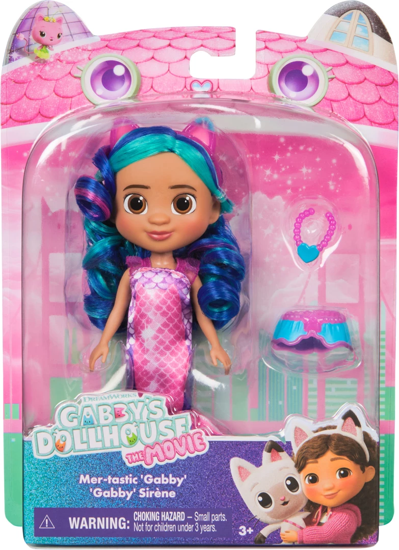 Gabby's Dollhouse Mer-tastic Gabby Doll The Movie