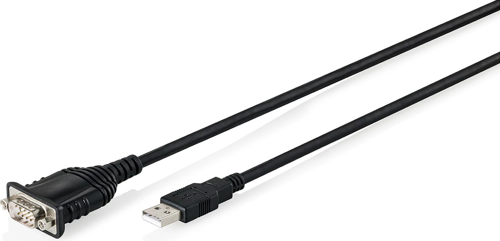 Kabllo adapter Digitus USB 2.0 në RS232 DB9, 1.8 m, FTDI FT232RNL, e zezë