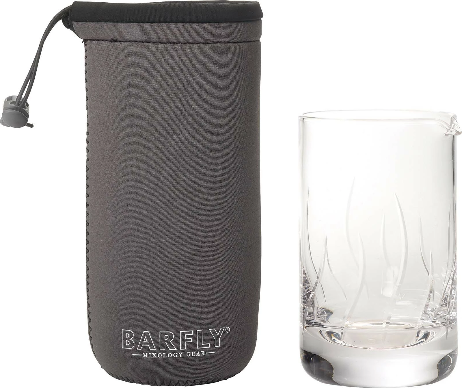 Mbështjellës mbrojtës për gota miksimi 500 ml & 550 ml, BarFly, me shtrëngues elastik, gri