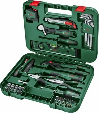 Set veglash dore Bosch Advanced 52 pjesë 1600A02BY7, jeshile