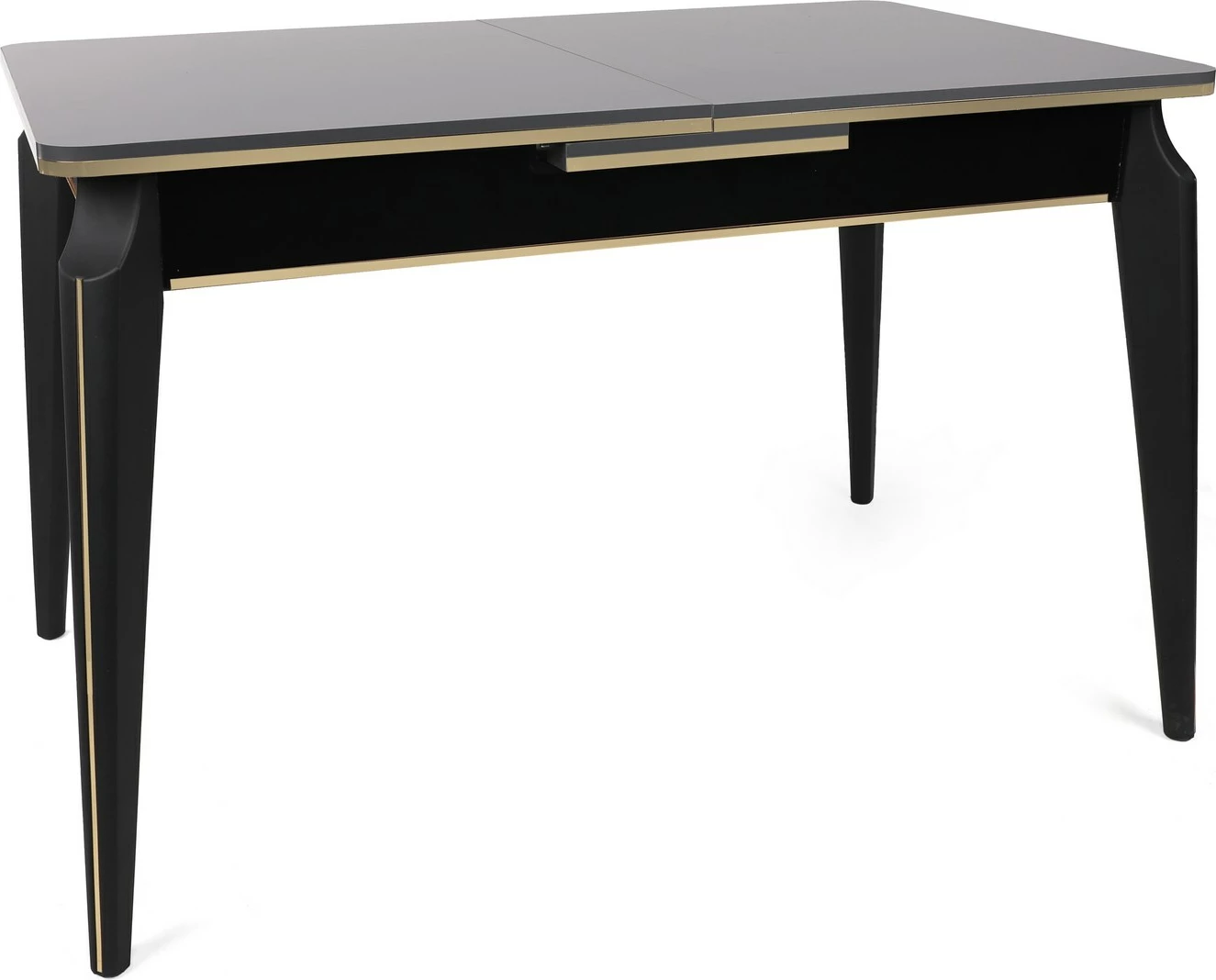 Tavolinë ngrënie me zgjatje, Hanah Home, Star - 981, anthracite/ari/e zezë
