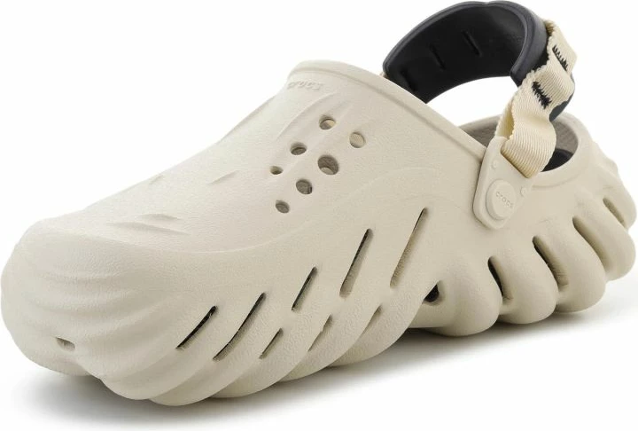Atlete Crocs Echo Clog 207937-2YJ, bone/black
