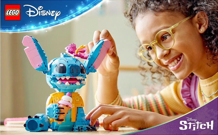 Set ndërtimi LEGO Stitch, 9 vjeç e lart, Plastikë, 730 pjesë, shumëngjyrësh