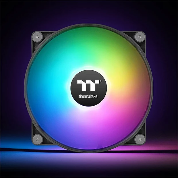 Ventilator për kasë PC Thermaltake CT200 ARGB Sync, 200mm, 4-pin PWM, i zi