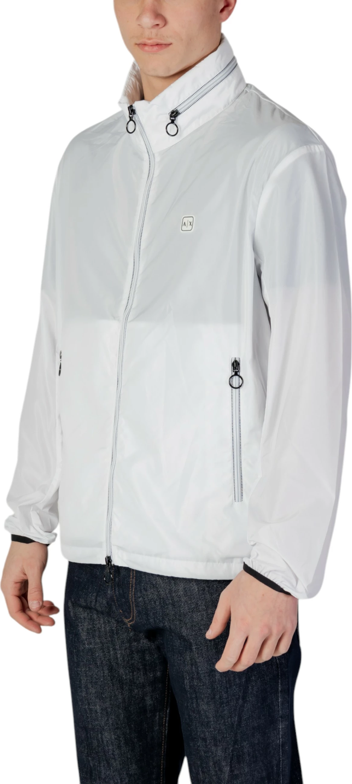 Jakne për meshkuj Armani Exchange 8NZB07 ZNWFZ, e bardhë [Madhësia: XXL]