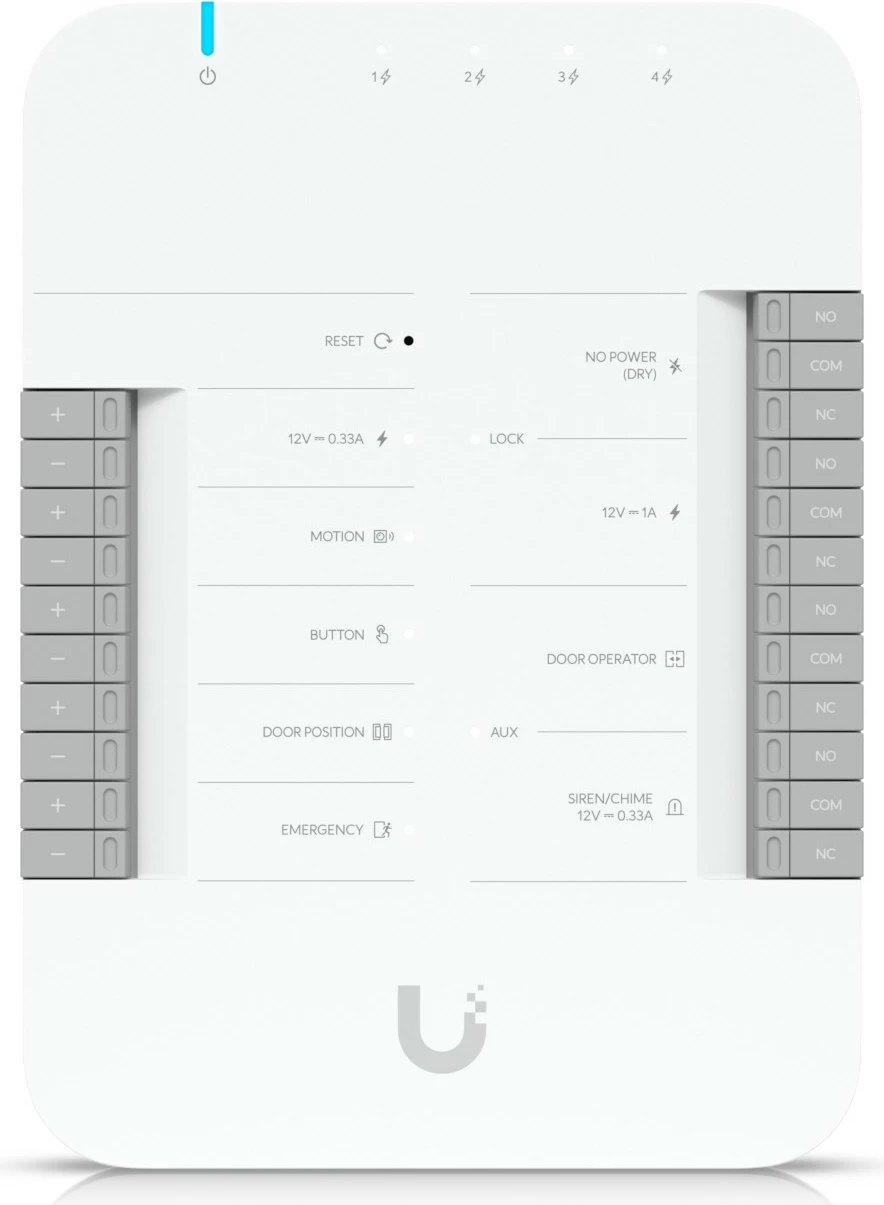 Kontrollues dere Ubiquiti UniFi Access Hub, 1000 Mbit/s, PoE, i bardhë