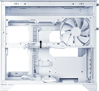 Kasë Lian Li O11 Vision-M, Micro-ATX, Tempered Glass, e bardhë