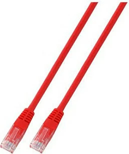 Kabllo rrjeti EFB Elektronik K8096, Cat5e, 7.5 m, RJ45, Gigabit, e kuqe