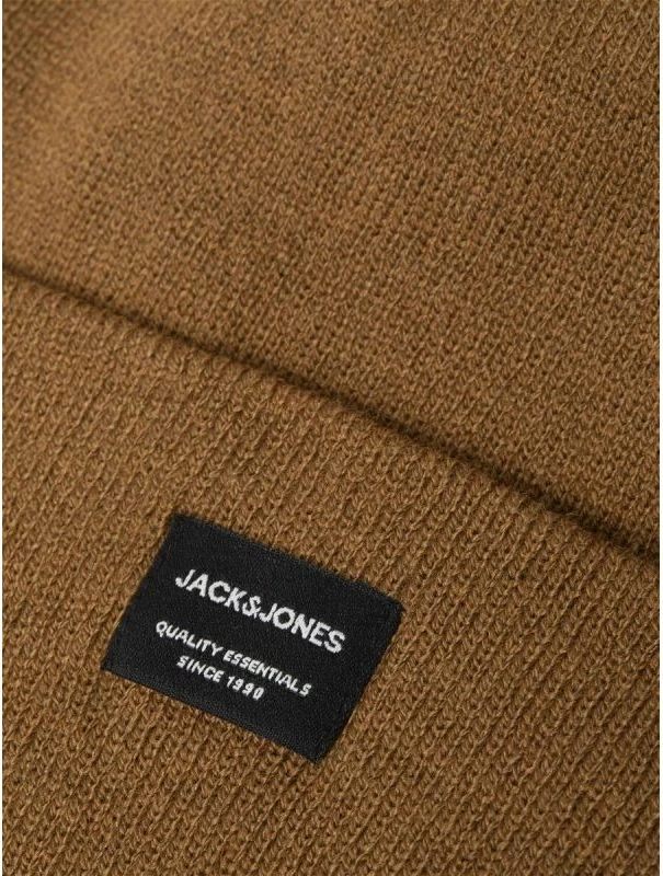 Kapelë për meshkuj Jack & Jones, ngjyrë kafe [Madhësia: Standarde]