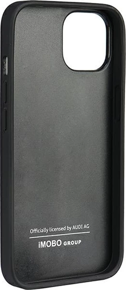 Mbështjellës Audi Genuine Leather për iPhone 11/XR 6.1", lëkurë natyrale, i zi