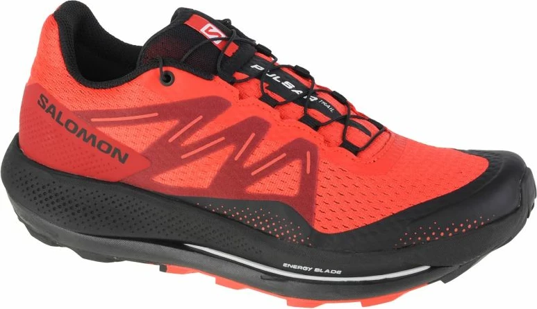 Atlete për vrapim në terren Salomon, të kuqe