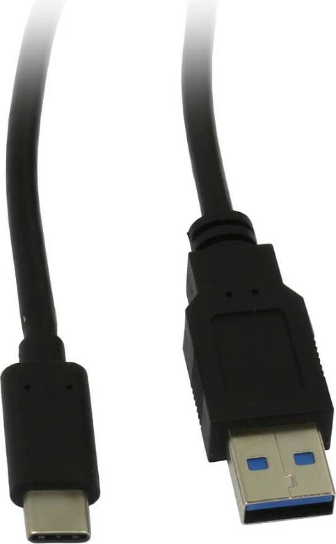 Kabllo USB Synergy21 USB-C në USB-A, 1m, USB 3.1 Gen 2, 10Gbps/3A, e zezë