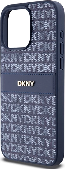 Mbështjellës DKNY Mono Stripe & Metal Logo për iPhone 15 Pro Max, Blu