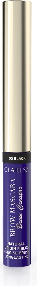Xhel për vetulla Claresa Brow Creator për femra 03 Black 6g