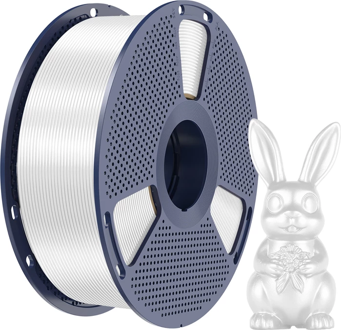 Filament 3D Sunlu PLA+ Silk PLA+ Silk W 1.75mm \u00b10.02mm e bardh\u00eb