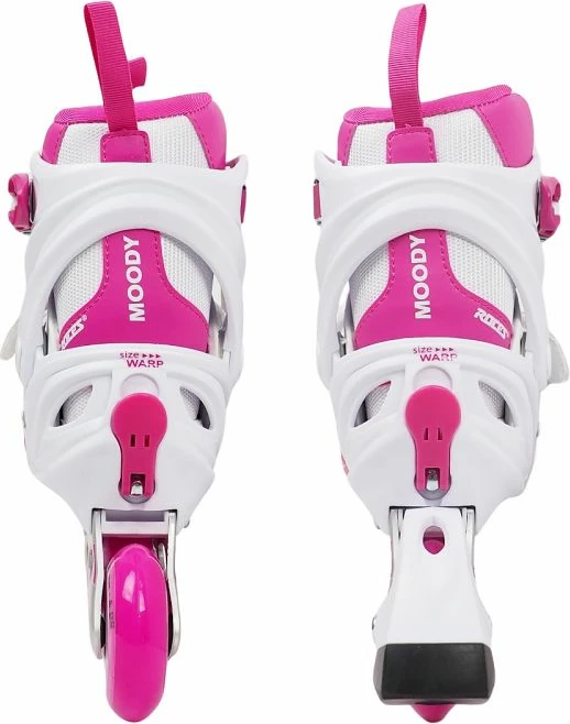 Rollera për fëmijë Roces, të bardha dhe rozë