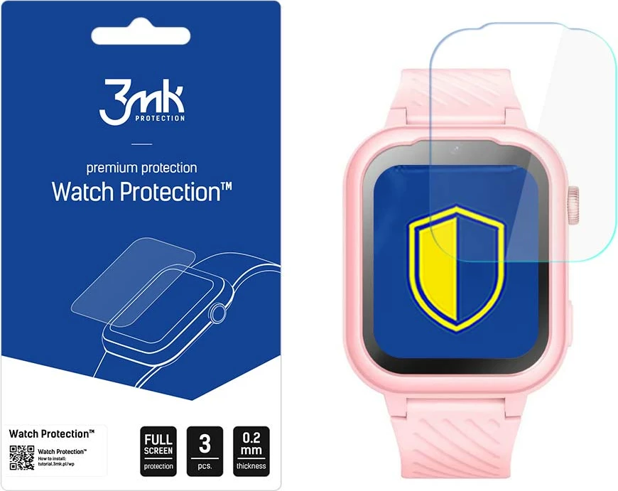 Xham mbrojtës hibrid për smartwatch 3mk Protection Watch Protection, për Garett Kids Essa, 3 copë