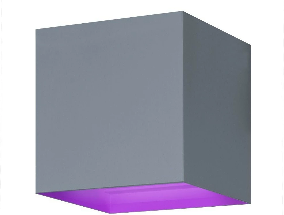 Dritë muri Hombli HBWL-0208, 2 llampa, 6500 K, gri