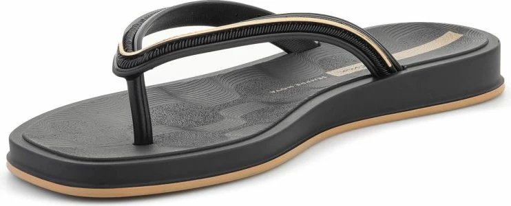Flip-flopa për femra Ipanema Glow AD 27398-BR745, të zeza/ari [Madhësia: 38]